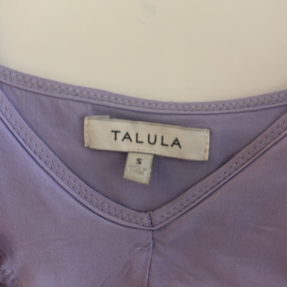 Talula Purple Ruffle Mini Dress - Picture 3 of 3